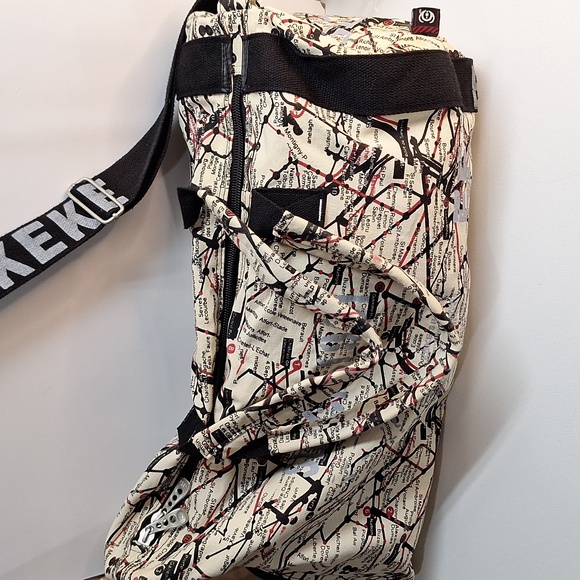 #ACW  E.M. KEKE sport canves bag collage of subway & train stations in France - Picture 6 of 16